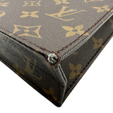 ルイ・ヴィトン LOUIS VUITTON プティット・サックプラ M69442 ブラウン モノグラム/レザー レディース ショルダーバッグ