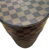 ルイ・ヴィトン LOUIS VUITTON パピヨンGM N51303 ブラウン PVC ダミエ レディース ハンドバッグ
