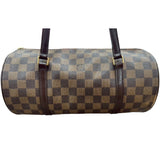 ルイ・ヴィトン LOUIS VUITTON パピヨンGM N51303 ブラウン PVC ダミエ レディース ハンドバッグ