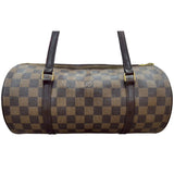 ルイ・ヴィトン LOUIS VUITTON パピヨンGM N51303 ブラウン PVC ダミエ レディース ハンドバッグ