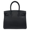 エルメス HERMES バーキン30 K刻 ブラック/ゴールド金具 トゴ レディース ハンドバッグ