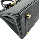 エルメス HERMES バーキン30 K刻 ブラック/ゴールド金具 トゴ レディース ハンドバッグ