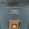 エルメス HERMES バーキン25 □K刻 ブルージーン/シルバー金具 エプソン レディース ハンドバッグ