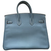 エルメス HERMES バーキン25 □K刻 ブルージーン/シルバー金具 エプソン レディース ハンドバッグ