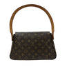 ルイ・ヴィトン LOUIS VUITTON ミニ・ルーピング M51147 ブラウン モノグラム/レザー レディース ハンドバッグ
