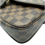 ルイ・ヴィトン LOUIS VUITTON ソローニュ N48079 ブラウン ダミエ/レザー レディース ショルダーバッグ