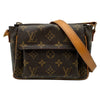 ルイ・ヴィトン LOUIS VUITTON ヴィヴァシテPM M51165 ブラウン モノグラム/レザー レディース ショルダーバッグ