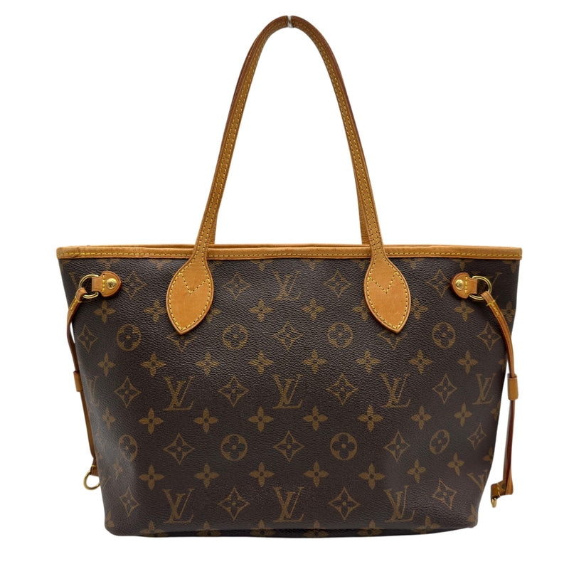 空*様 Louis Vuitton ダークブラウン トートバッグ ルイ・ヴィトン LOUIS VUITTON ネヴァーフルPM M40155 ブラウン