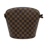 ルイ・ヴィトン LOUIS VUITTON ドルーオ N51290 ブラウン ダミエ/レザー レディース ショルダーバッグ