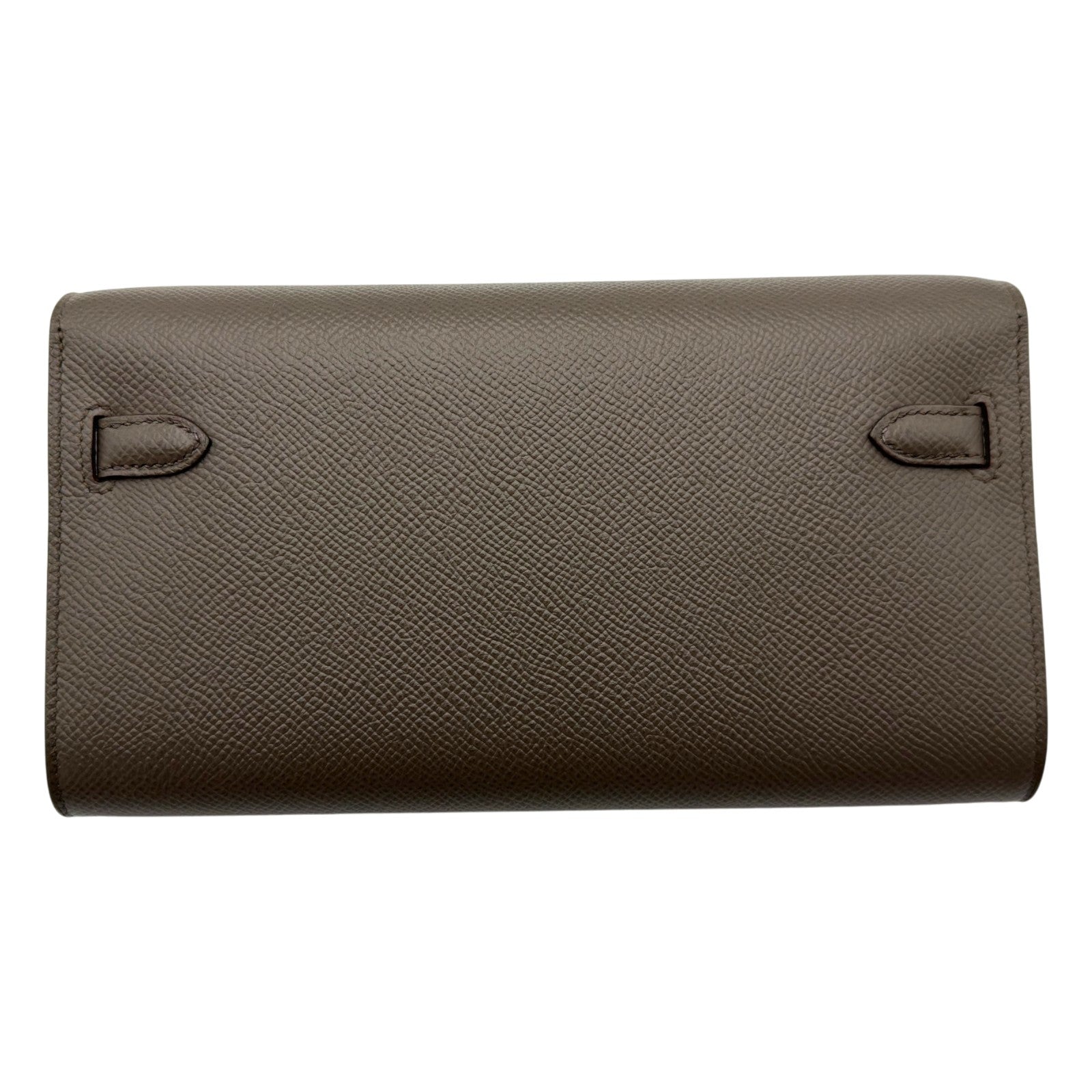 エルメス HERMES ケリートゥーゴー Z刻 エトゥープ/シルバー金具