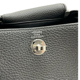 エルメス HERMES リンディ ミニ W刻 ブラック シルバー金具 トリヨンクレマンス レディース ショルダーバッグ
