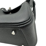 エルメス HERMES リンディ ミニ W刻 ブラック シルバー金具 トリヨンクレマンス レディース ショルダーバッグ