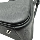 エルメス HERMES リンディ ミニ W刻 ブラック シルバー金具 トリヨンクレマンス レディース ショルダーバッグ