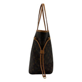 ルイ・ヴィトン LOUIS VUITTON ネヴァーフルMM M46975 ブラウン モノグラム/レザー レディース トートバッグ