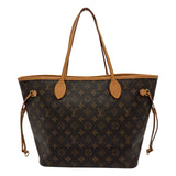 ルイ・ヴィトン LOUIS VUITTON ネヴァーフルMM M46975 ブラウン モノグラム/レザー レディース トートバッグ