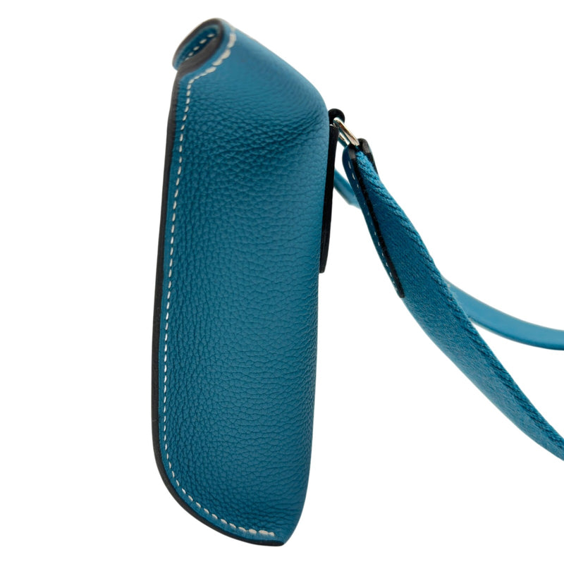 エルメス HERMES ヴィドポッシュ B刻 ブルージーン シルバー金具 トゴ レディース ショルダーバッグ エルメス HERMES ヴィドポッシュ B刻 ブルージーン シルバー金具 トゴ
