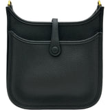 エルメス HERMES エヴリン23 G刻印 ブラック ゴールド金具 トリヨン レディース ショルダーバッグ