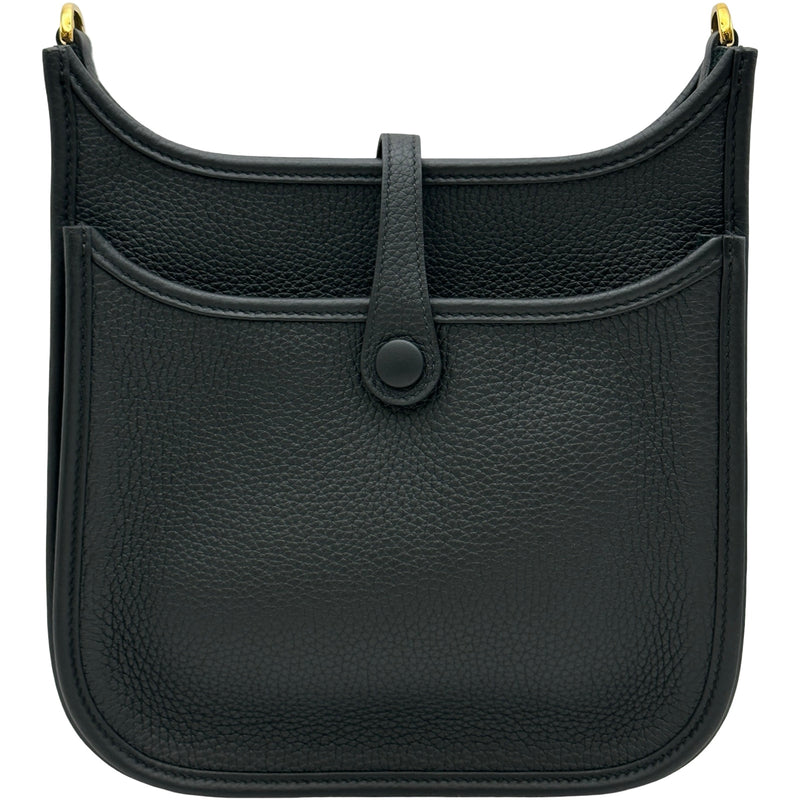 エルメス HERMES エヴリン23 G刻印 ブラック ゴールド金具 トリヨン