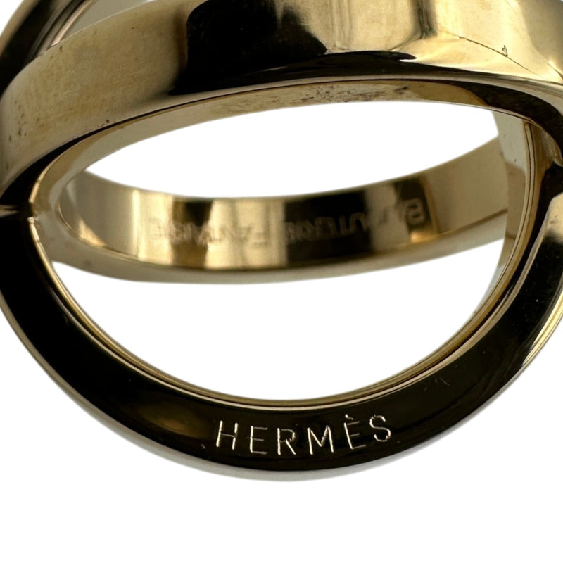 エルメス HERMES コスモススカーフリング ゴールド メタル レディース