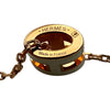 エルメス HERMES ポップＨミニネックレス ホワイト/ピンクゴールド金具 エナメル/メタル アクセサリー