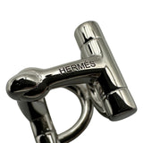 エルメス HERMES ミニドゥブルD スカーフリング シルバー メタル レディース スカーフリング