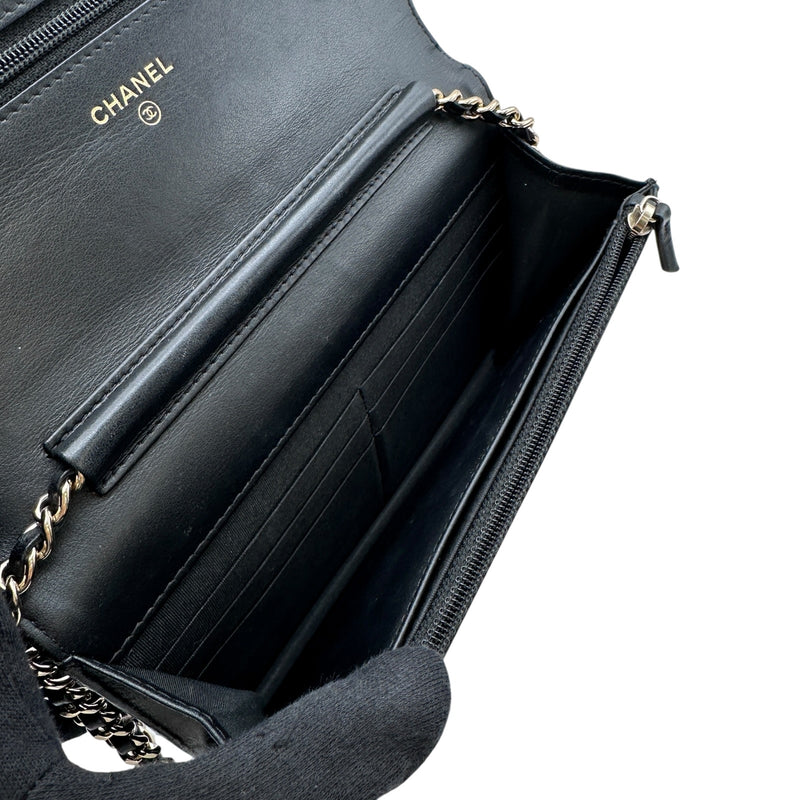 シャネル CHANEL CCフィリグリーチェーンウォレット 29番台 ブラック