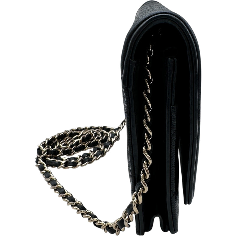 シャネル CHANEL CCフィリグリーチェーンウォレット 29番台 ブラック