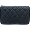 シャネル CHANEL CCフィリグリーチェーンウォレット 29番台 ブラック×ゴールド金具 キャビアスキン レディース ショルダーバッグ