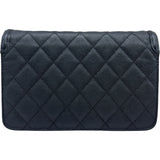 シャネル CHANEL CCフィリグリーチェーンウォレット 29番台 ブラック×ゴールド金具 キャビアスキン レディース ショルダーバッグ