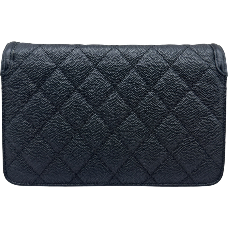 シャネル CHANEL CCフィリグリーチェーンウォレット 29番台 ブラック