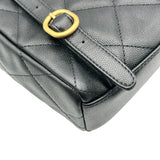 シャネル CHANEL ココマークバックパック AS5793 ブラック/ゴールド金具 キャビアスキン レディース リュック・デイパック