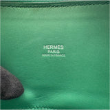 エルメス HERMES ボリード27 A刻印 グリーン シルバー金具 エプソン レディース ハンドバッグ