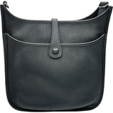 エルメス HERMES エヴリン3 PM □P刻印 ブラック系 シルバー金具 トリヨン レディース ショルダーバッグ