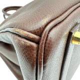 エルメス HERMES バーキン35 C刻印 ブラウン系 ゴールド金具 クシュベル レディース ハンドバッグ