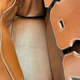 エルメス HERMES バーキン35 C刻印 ブラウン系 ゴールド金具 クシュベル レディース ハンドバッグ