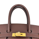 エルメス HERMES バーキン35 C刻印 ブラウン系 ゴールド金具 クシュベル レディース ハンドバッグ