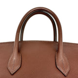 エルメス HERMES バーキン35 C刻印 ブラウン系 ゴールド金具 クシュベル レディース ハンドバッグ
