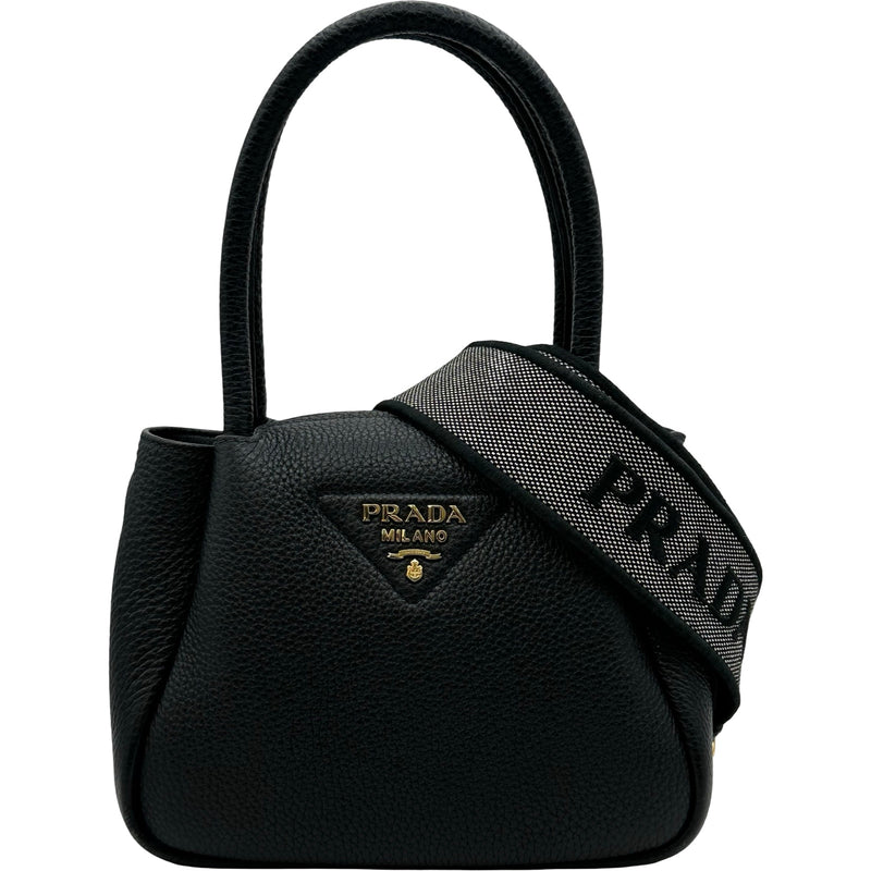 プラダ PRADA 2WAYバッグ 1BA362 ブラック レザー レディース