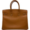 エルメス HERMES バーキン35 □M刻印 ゴールド ゴールド金具 エプソン レディース ハンドバッグ
