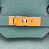 エルメス HERMES バーキン35 A刻印 グリーン系 ゴールド金具 アルデンヌ レディース ハンドバッグ
