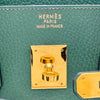 エルメス HERMES バーキン35 A刻印 グリーン系 ゴールド金具 アルデンヌ レディース ハンドバッグ