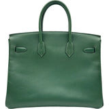 エルメス HERMES バーキン35 A刻印 グリーン系 ゴールド金具 アルデンヌ レディース ハンドバッグ