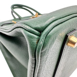 エルメス HERMES バーキン35 A刻印 グリーン系 ゴールド金具 アルデンヌ レディース ハンドバッグ