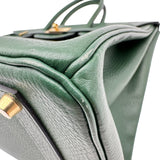 エルメス HERMES バーキン35 A刻印 グリーン系 ゴールド金具 アルデンヌ レディース ハンドバッグ