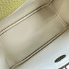 エルメス HERMES リンディミニヴェルソ Z刻 ジョーヌプッサン/ナタ シルバー金具 トリヨン レディース ショルダーバッグ