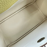 エルメス HERMES リンディミニヴェルソ Z刻 ジョーヌプッサン/ナタ シルバー金具 トリヨン レディース ショルダーバッグ