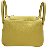 エルメス HERMES リンディミニヴェルソ Z刻 ジョーヌプッサン/ナタ シルバー金具 トリヨン レディース ショルダーバッグ