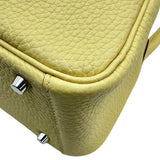 エルメス HERMES リンディミニヴェルソ Z刻 ジョーヌプッサン/ナタ シルバー金具 トリヨン レディース ショルダーバッグ