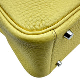 エルメス HERMES リンディミニヴェルソ Z刻 ジョーヌプッサン/ナタ シルバー金具 トリヨン レディース ショルダーバッグ