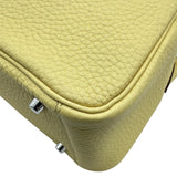 エルメス HERMES リンディミニヴェルソ Z刻 ジョーヌプッサン/ナタ シルバー金具 トリヨン レディース ショルダーバッグ